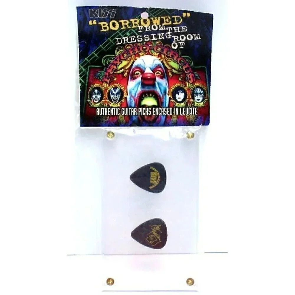 Vtg 1998 Kiss Band Memorabilia Ace Frehley Psycho Circus Tour Guitar Picks NOS